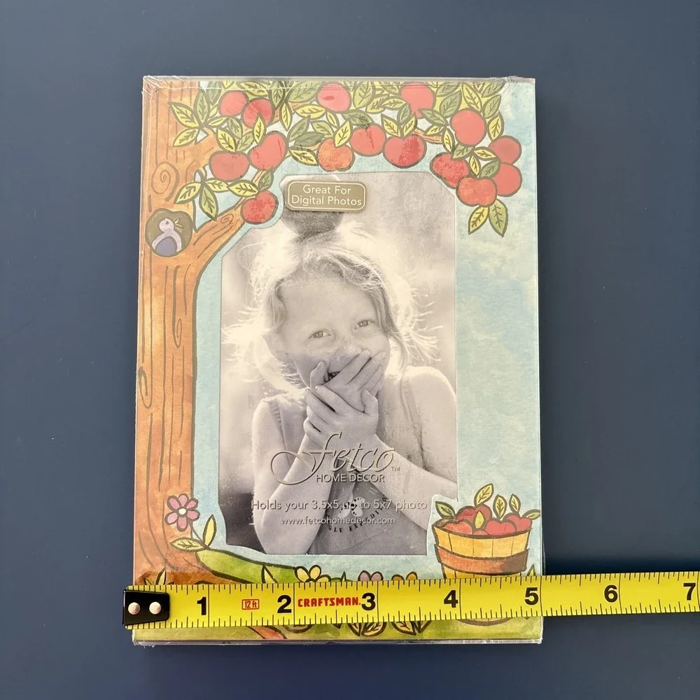 Vintage Fetco Acrylic Picture Frames Kids 4x6 Photo School Magnet Mom 3.5x5 5x7